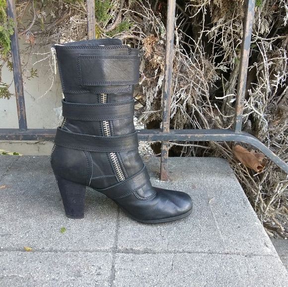 Chloe Strappy Buckle Boots - Picture 5 of 8